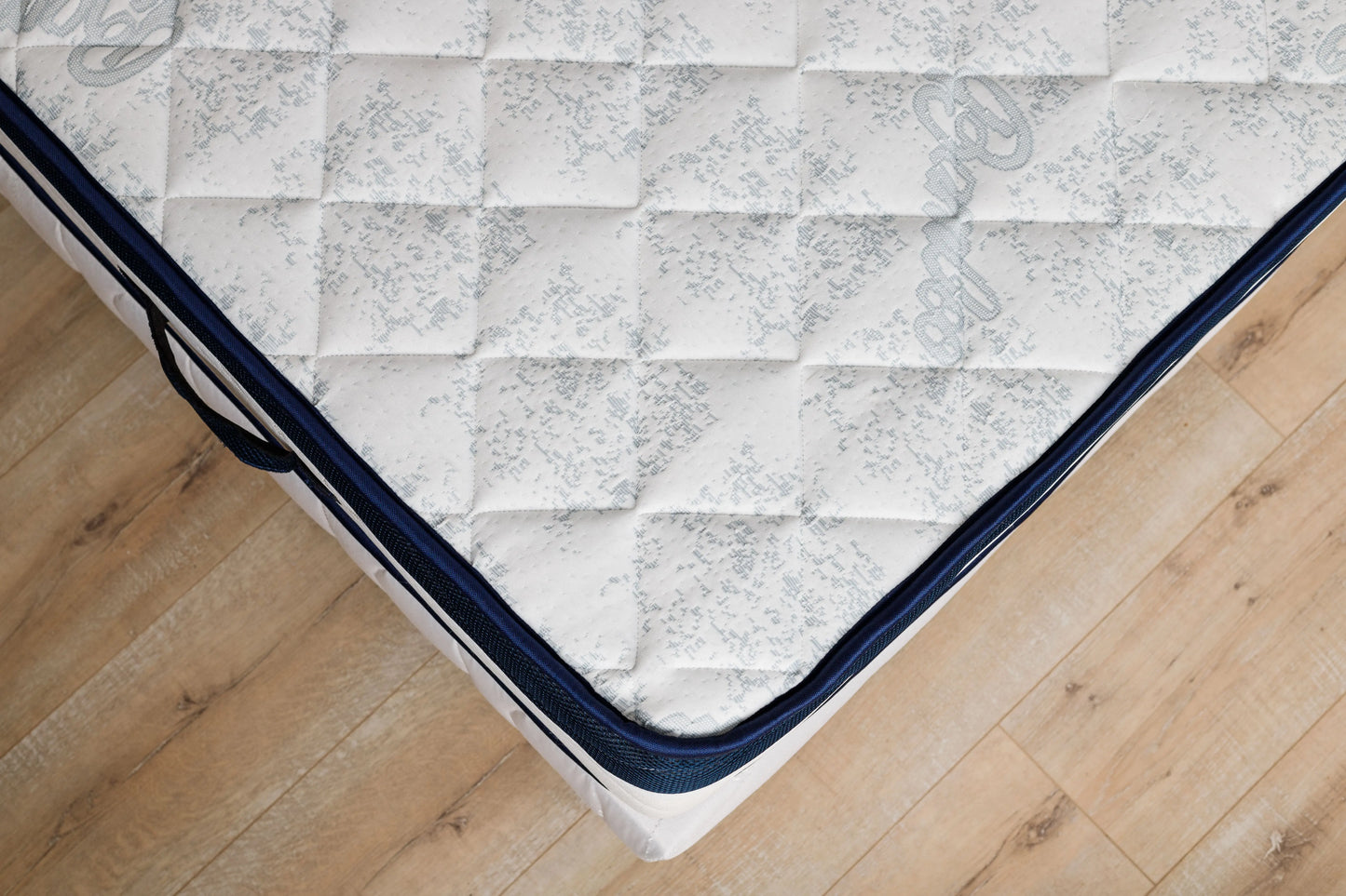 Matelas Luxe 25 cm 180x200 + 2 Sommiers 90x200 + Pieds Inclus