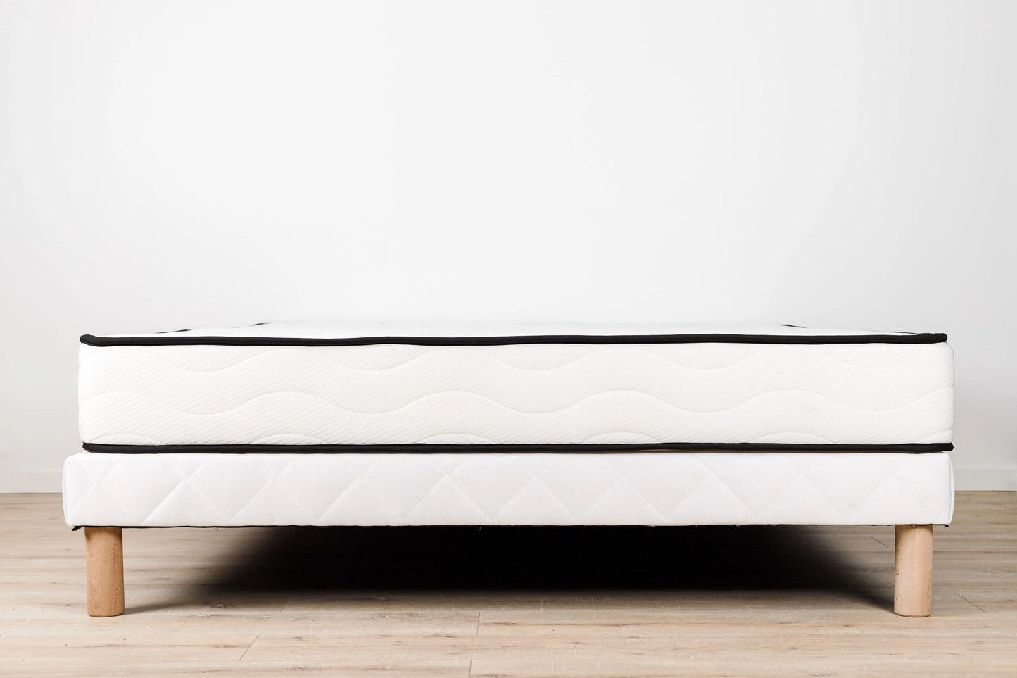 Matelas PROMO 20 cm + Sommier 140x190 + Pieds Inclus