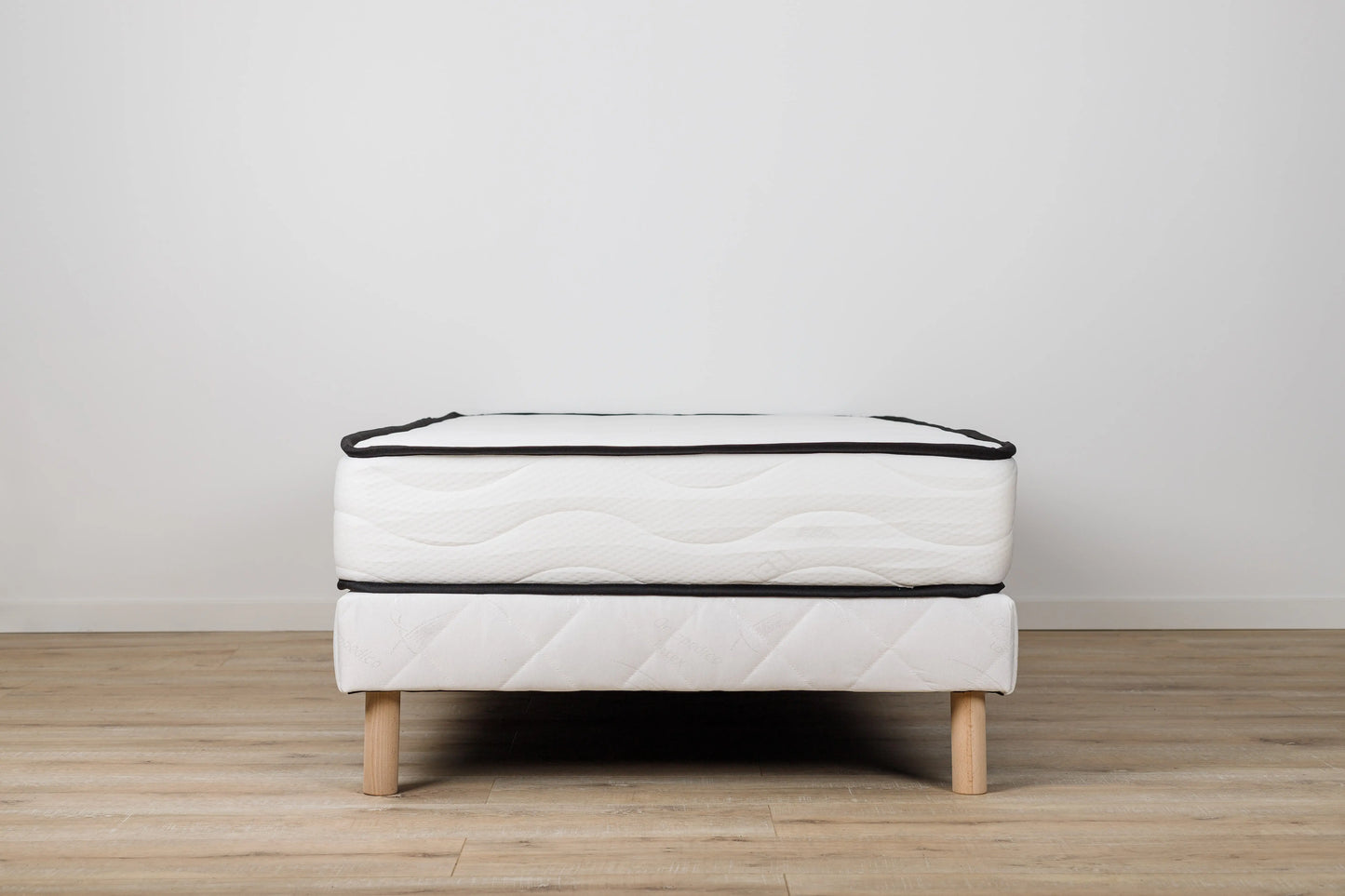Matelas PROMO 20 cm + Sommier 70x190 + Pieds Inclus