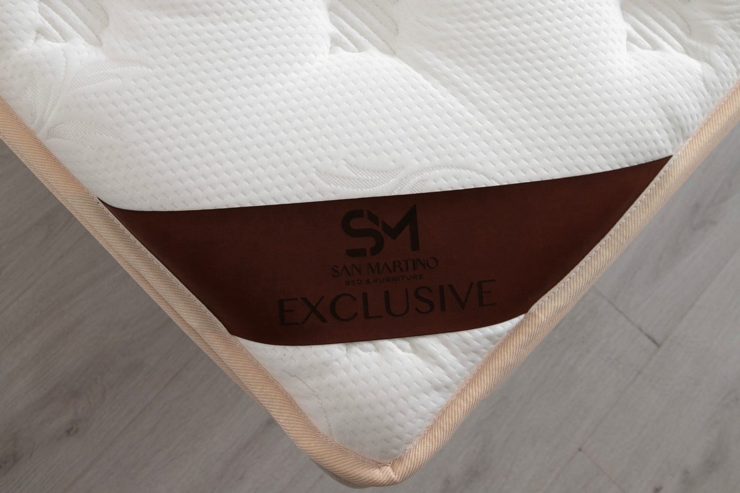 Matelas San Martino Exclusif Ressorts Beige - 32 cm avec surmatelas Intégré 160x200