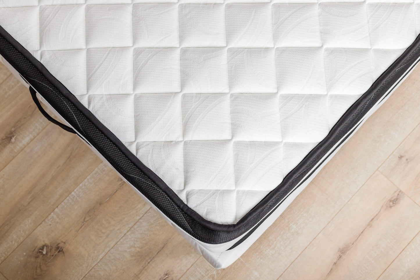 Matelas à Ressorts Ensachés 25 cm 180x200 + 2 Sommiers 90x200 + Pieds Inclus