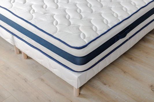 Matelas Memory 180x200 + 2 Sommiers 90x200 + Pieds Inclus