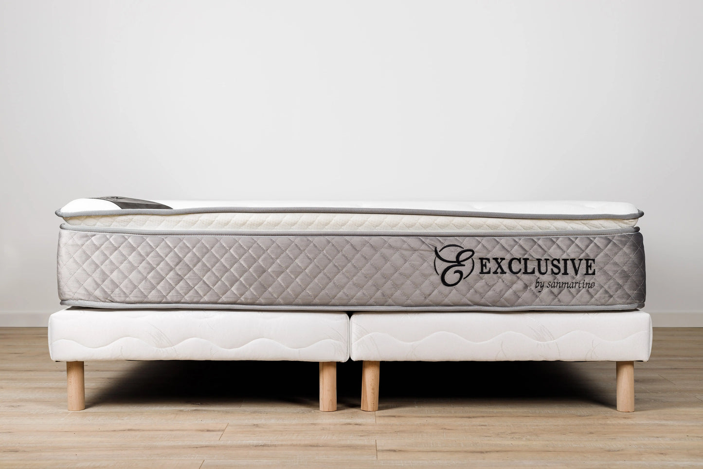 Matelas Confort 32 cm à Ressorts 180x200 + 2 Sommiers 90x200 + Pieds Inclus