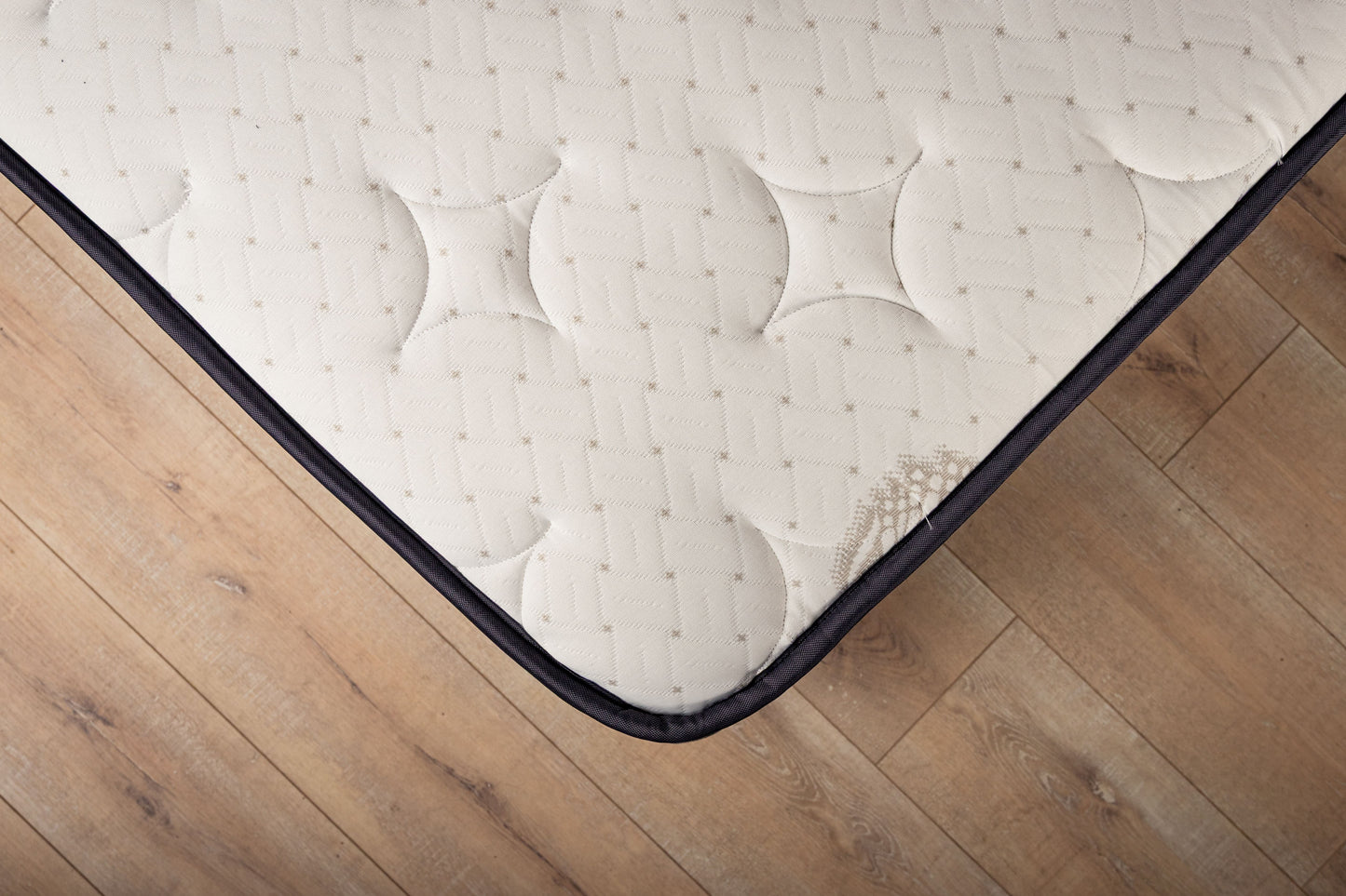 Matelas EUROTOPPER 26 cm + Sommier 140x190 + Pieds Inclus